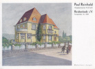 Reichenbach i. Vogtl. O.J. Ansichtskarte/Postkarte/Paul Reinhold Akademischer Architekt/Reichenbach i. V. 2
