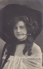 Deutsches Reich Ansichtskarte/Postkarte/Frauenportrait/Frau mit Hut -