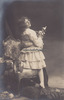 Deutsches Reich Ansichtskarte/Postkarte/Kinderportrait/Mädchen mit Puppe -