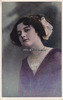 Deutsches Reich Ansichtskarte/Postkarte/Frau/Golddruck -