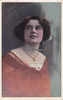 Deutsches Reich Ansichtskarte/Postkarte/Frau/Golddruck -