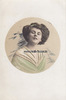Deutsches Reich Ansichtskarte/Postkarte/Frau/handkoloriert -