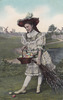 Deutsches Reich Ansichtskarte/Postkarte/Fröhliche Ostern -