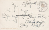 Deutsches Reich 1915 Ansichtskarte / Feldpost / Marine-Schiffspost No.117/4. Torpedoboots-Halbflottille 2 + 2-3