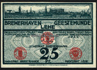Bremerhafen / Geestemünde / Lehe 25 Pf Städte -