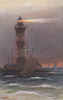 Kieler Förde/Friedrichsort/Kiel Ansichtskarte / Postkarte / Künstlerkarte / Leuchtturm / Friedrichsort ... -