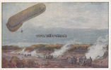 Deutsches Reich Ansichtskarte / Postkarte / Künstlerkarte von Rudolf Schulze / Fesselballon, ... -