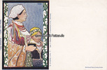 Deutsches Reich/Lwów/Lwiw/Lemberg um 1900 Postkarte / Künstlerkarte / Jugendstil / Typen aus Polen. / H. Altenberg Lwów I. 2