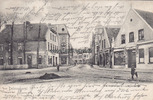 Delmenhorst Ansichtskarte / Postkarte / Delmenhorst / Marktplatz u. Langestrasse -
