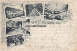 Verden/Aller Ansichtskarte / Postkarte / Gruss aus Verden, Aller / Garten / Entrée / Hotel... -
