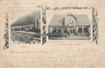 Stedorf/Verden/Dörverden 1904 Ansichtskarte / Postkarte / Gruss aus Stedorf bei Verden / Schulhaus / ... 2-3