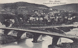 Hann.-Münden Ansichtskarte / Postkarte / Hann.-Münden / Fuldapartie mit Blick auf Cattenbühl -