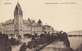Coblenz/Koblenz Ansichtskarte / Postkarte / Coblenz. / Regierungsgebäude. Grand Hotel Bellevue. -