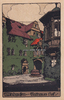 Mühlhausen Ansichtskarte / Postkarte / Künstlerkarte / Mühlhausen - Rathaus Hof -