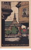 Arnstadt Ansichtskarte / Postkarte / Künstlerkarte / Arnstadt - Blick auf das Rathaus. -