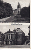 Halle a. S. Ansichtskarte / Postkarte / Halle a. S. / Blick auf die Hauptpost /Stadttheater -