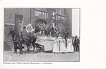 Menteroda / Thüringen O.J. Ansichtskarte / Postkarte / Festwagen des Flotten-Vereins Menterode in Thüringen 2