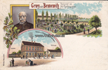 1900 Ansichtskarte / Postkarte / Litho/ Bismarck / Gruss aus Bennewitz / Restaurant.. 2