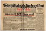 Drittes Reich/Westfalen Westfälische Landeszeitung Rote Erde / Amtliches Blatt der NSDAP -
