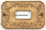 Deutsches Reich Alte Schalterplatte / Klingelschild / Abdeckrosette -