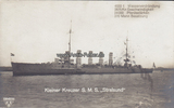 Deutsches Reich Ansichtskarte / Postkarte / Kleiner Kreuzer S.M.S. Stralsund -