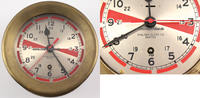 USA / Boston Schiffsuhr / Schiffswanduhr / Chelsea Clock Co. Boston -