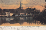 Kl. Wennigsen-Deister Ansichtskarte / Postkarte / Kl. Wennigsen / Blick auf die Kirche vom Mühlendamm. -
