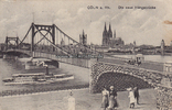 Cöln/Köln Ansichtskarte / Postkarte / Cöln a. Rh. / Die neue Hängebrücke -