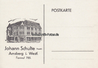 Arnsberg i. W. Ansichtskarte / Postkarte / Johann Schulte Nachf. Arnsberg i. Westf. -