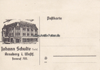 Arnsberg i. W. Ansichtskarte / Postkarte / Johann Schulte Nachf. Arnsberg i. Westf. -