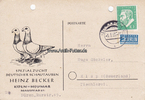 Köln/Düren Ansichtskarte / Postkarte / Spezialzucht Deutscher Schautauben Heinz Becker -