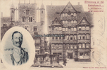 Hildesheim Ansichtskarte / Postkarte / Erinnerung an den Kaiserbesuch in Hildesheim am ... -