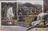 Bad Harzburg Ansichtskarte / Postkarte / Gruss aus dem Harz / Bad Harzburg / Radau-Wasserfall -