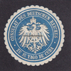 Santiago de Cuba/Kuba Siegelmarke / Verschlussmarke / Consulat des Deutschen Reiches zu St. Yago de .. -