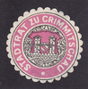 Crimmitschau Siegelmarke / Verschlussmarke / Stadtrat zu Crimmitschau -