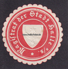 Halle a/S. Siegelmarke / Verschlussmarke / Magistrat der Stadt Halle a/S. -
