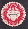 Breslau/Schlesien/Polen Siegelmarke / Verschlussmarke / Magistrat der Stadt Breslau -