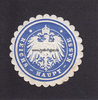Deutsches Reich Siegelmarke / Verschlussmarke / Reichs - Haupt - Kasse -