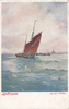 Deutsches Reich Ansichtskarte / Postkarte / Apollinaris / Auf der Nordsee -