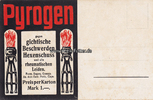 Deutsches Reich Ansichtskarte / Postkarte / Pyrogen gegen gichtische Beschwerden Hexenschuss ... -