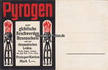 Deutsches Reich Ansichtskarte / Postkarte / Pyrogen gegen gichtische Beschwerden Hexenschuss ... -
