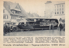 Deutschland Ansichtskarte / Postkarte / Kienzle-Uhrenfabriken / Ausstellungswagen / ... -