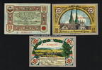Lemgo 10 Pf, 25 Pf, 50 Pf Stadt -