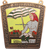 Düsseldorf Tragbare Plakette / Interessengemeinschaft Düsserdorfer Marktkleinhändler e.V. -