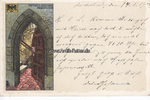 Dortmund Ansichtskarte / Postkarte / Künstlerkarte / Rathaus Dortmund / Museumsthür -