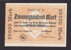 Wanne / Westfalen 20 Tausend Mark Amt -