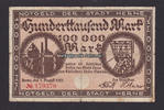 Herne / Westfalen 100 Tausend Mark Stadt -