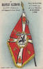 Preussen / Frankreich Ansichtskarte / Postkarte / Drapeau 1er Allemand du 132e d'Infanterie (1er ... -