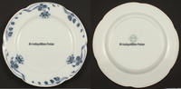 Mettlach / Saarland Speiseteller / Steingut / Jugendstil / Villeroy & Boch / Dekor Milla -