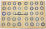  O.J. Deutsches Reich Schulheft mit 549 eingeklebten Siegelmarken 1-2 bis 3